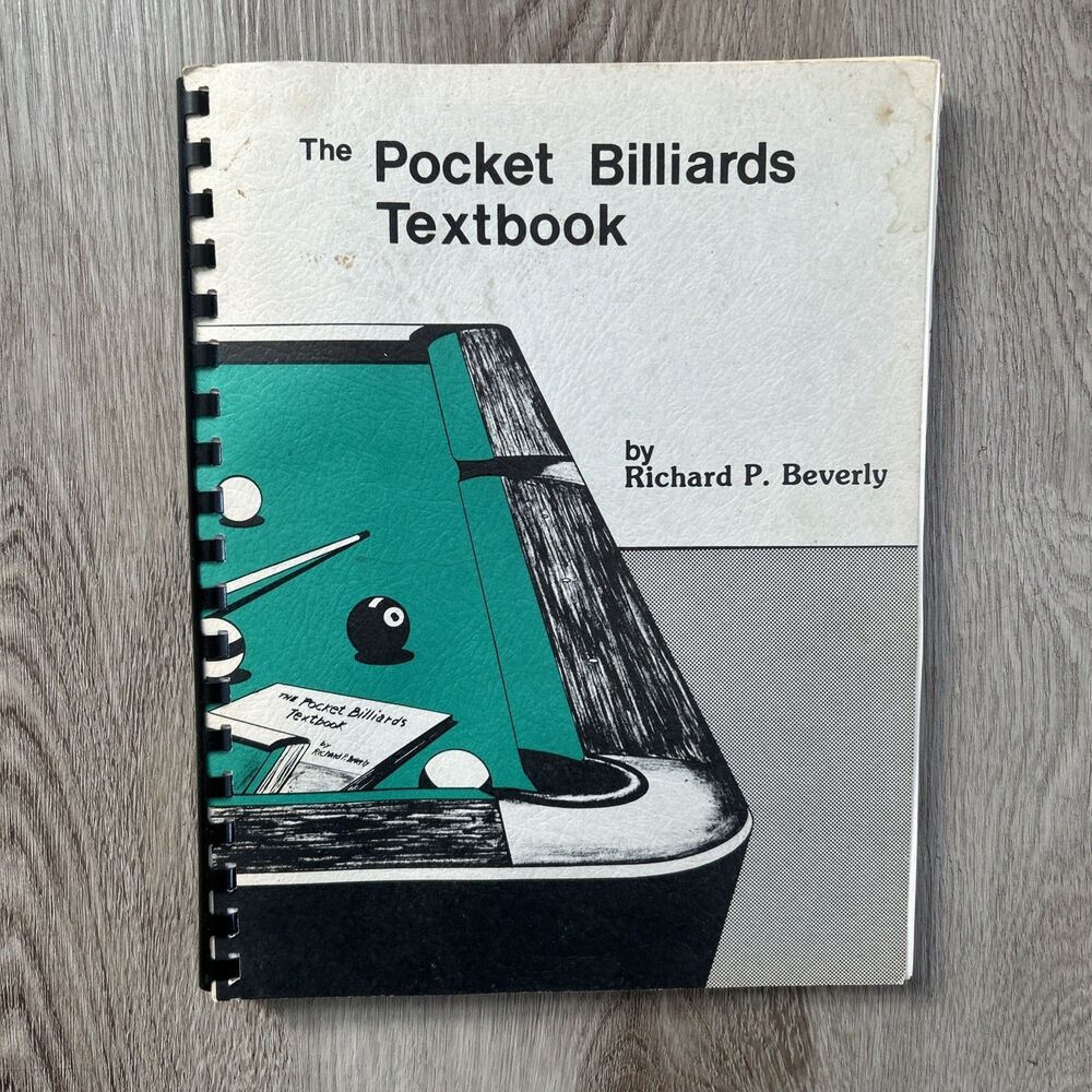 The Pocket Billiards Textbook Richard P. Beverly 1984 Instructional Pool Book